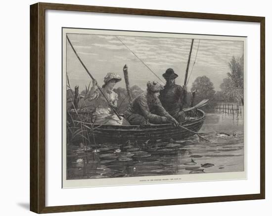 Fishing on the Norfolk Broads-Charles Joseph Staniland-Framed Giclee Print