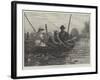 Fishing on the Norfolk Broads-Charles Joseph Staniland-Framed Giclee Print