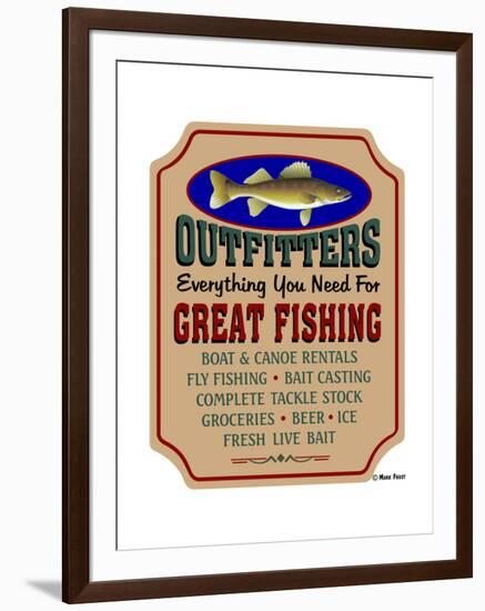 Fishing Outfitters-Mark Frost-Framed Giclee Print