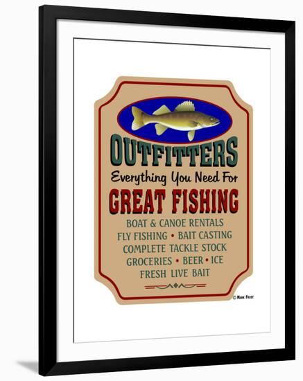 Fishing Outfitters-Mark Frost-Framed Giclee Print