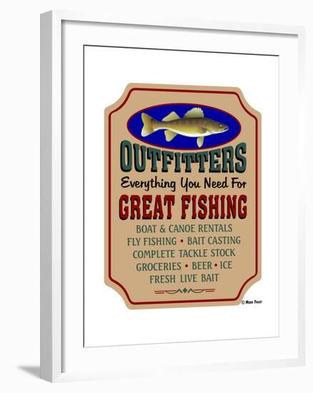 Fishing Outfitters-Mark Frost-Framed Giclee Print