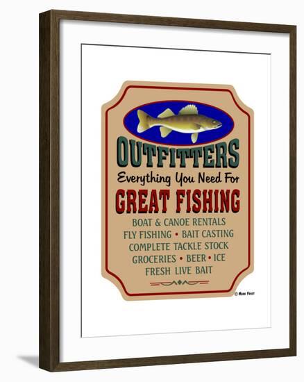 Fishing Outfitters-Mark Frost-Framed Giclee Print