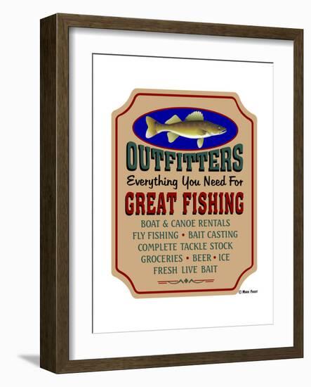 Fishing Outfitters-Mark Frost-Framed Giclee Print