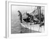 Fishing Oysters in Mobile Bay-Lewis Wickes Hine-Framed Photo