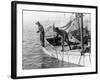 Fishing Oysters in Mobile Bay-Lewis Wickes Hine-Framed Photo