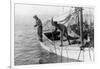 Fishing Oysters in Mobile Bay-Lewis Wickes Hine-Framed Premium Giclee Print