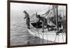 Fishing Oysters in Mobile Bay-Lewis Wickes Hine-Framed Premium Giclee Print