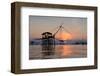 Fishing Patthalung Thailand-null-Framed Art Print