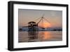 Fishing Patthalung Thailand-null-Framed Art Print