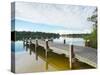 Fishing Pier and Boat Launch in Bayview Park on Bayou Texar in Pensacola, Florida in Early Morning-forestpath-Stretched Canvas