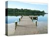 Fishing Pier and Boat Launch in Bayview Park on Bayou Texar in Pensacola, Florida in Early Morning-forestpath-Stretched Canvas