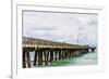 Fishing Pier at Pompano Beach, Broward County, Florida, USA-null-Framed Photographic Print