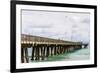 Fishing Pier at Pompano Beach, Broward County, Florida, USA-null-Framed Photographic Print