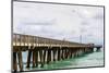 Fishing Pier at Pompano Beach, Broward County, Florida, USA-null-Mounted Photographic Print