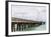 Fishing Pier at Pompano Beach, Broward County, Florida, USA-null-Framed Photographic Print