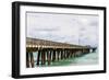 Fishing Pier at Pompano Beach, Broward County, Florida, USA-null-Framed Photographic Print