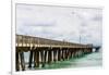 Fishing Pier at Pompano Beach, Broward County, Florida, USA-null-Framed Premium Photographic Print