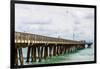 Fishing Pier at Pompano Beach, Broward County, Florida, USA-null-Framed Premium Photographic Print