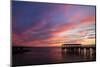 Fishing Pier at Sunset, Jekyll Island, Georgia, USA-Joanne Wells-Mounted Photographic Print