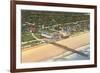 Fishing Pier, Atlantic Beach-null-Framed Art Print