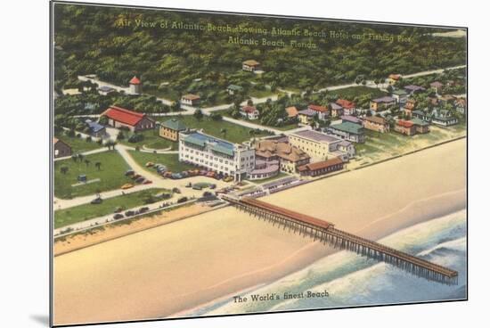 Fishing Pier, Atlantic Beach-null-Mounted Art Print