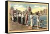 Fishing Pier, Atlantic City, New Jersey-null-Framed Stretched Canvas