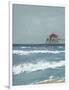 Fishing Pier Diptych I-Jade Reynolds-Framed Art Print