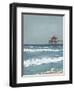 Fishing Pier Diptych I-Jade Reynolds-Framed Art Print