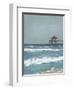 Fishing Pier Diptych I-Jade Reynolds-Framed Art Print