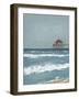 Fishing Pier Diptych I-Jade Reynolds-Framed Art Print