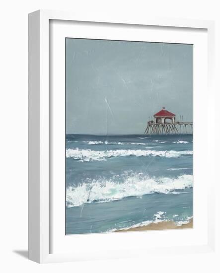 Fishing Pier Diptych I-Jade Reynolds-Framed Art Print