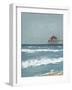 Fishing Pier Diptych I-Jade Reynolds-Framed Art Print