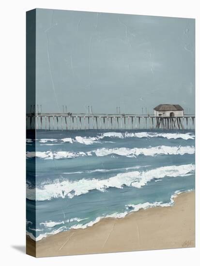 Fishing Pier Diptych II-Jade Reynolds-Stretched Canvas