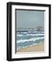 Fishing Pier Diptych II-Jade Reynolds-Framed Art Print