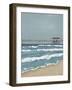 Fishing Pier Diptych II-Jade Reynolds-Framed Art Print