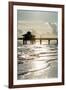 Fishing Pier Fort Myers Beach at Sunset - Florida-Philippe Hugonnard-Framed Photographic Print