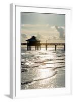 Fishing Pier Fort Myers Beach at Sunset - Florida-Philippe Hugonnard-Framed Photographic Print