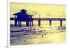 Fishing Pier Fort Myers Beach at Sunset - Florida-Philippe Hugonnard-Framed Photographic Print