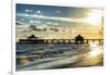 Fishing Pier Fort Myers Beach at Sunset - Florida-Philippe Hugonnard-Framed Photographic Print