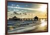 Fishing Pier Fort Myers Beach at Sunset - Florida-Philippe Hugonnard-Framed Photographic Print