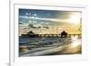 Fishing Pier Fort Myers Beach at Sunset - Florida-Philippe Hugonnard-Framed Photographic Print