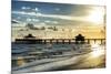 Fishing Pier Fort Myers Beach at Sunset - Florida-Philippe Hugonnard-Mounted Photographic Print