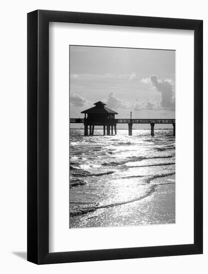 Fishing Pier Fort Myers Beach at Sunset - Florida-Philippe Hugonnard-Framed Photographic Print