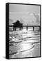 Fishing Pier Fort Myers Beach at Sunset - Florida-Philippe Hugonnard-Framed Stretched Canvas