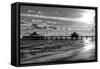 Fishing Pier Fort Myers Beach at Sunset - Florida-Philippe Hugonnard-Framed Stretched Canvas