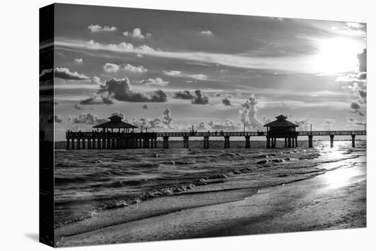 Fishing Pier Fort Myers Beach at Sunset - Florida-Philippe Hugonnard-Stretched Canvas