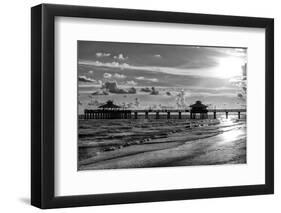 Fishing Pier Fort Myers Beach at Sunset - Florida-Philippe Hugonnard-Framed Photographic Print