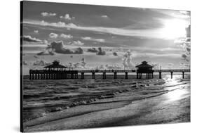 Fishing Pier Fort Myers Beach at Sunset - Florida-Philippe Hugonnard-Stretched Canvas