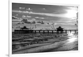 Fishing Pier Fort Myers Beach at Sunset - Florida-Philippe Hugonnard-Framed Photographic Print