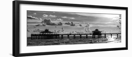 Fishing Pier Fort Myers Beach at Sunset - Florida-Philippe Hugonnard-Framed Photographic Print